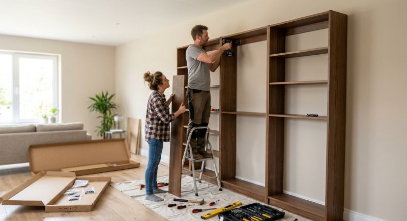 Bookcase Construction in Greensboro, NC