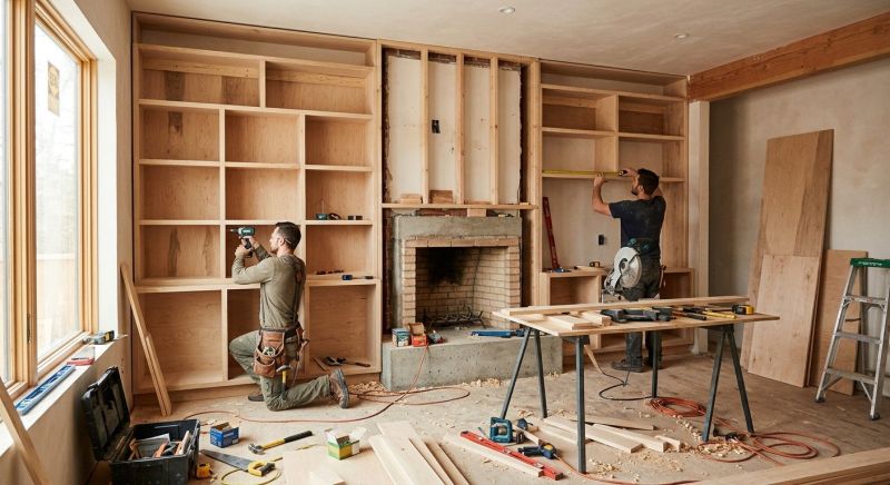 Built In Furniture Construction in Greensboro, NC