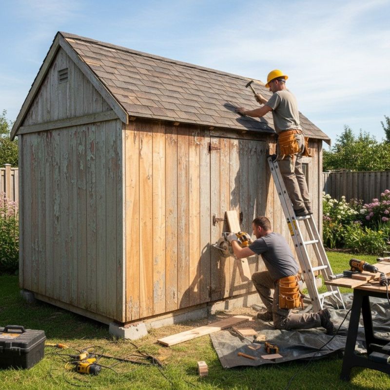Shed Damage Repair in Wilmington, NC