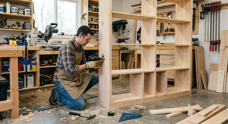 Bookcase Construction in Durham, NC