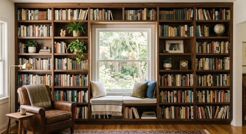 Bookshelves Installation in Durham, NC
