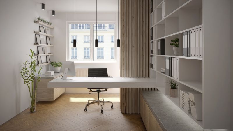 Built In Desk Installation in Alexandria, VA
