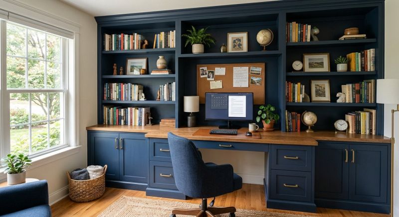 Built In Desk Installation in Fairfax, VA
