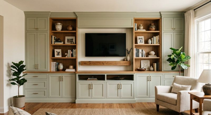 Built In Tv Cabinetry in Greensboro, NC
