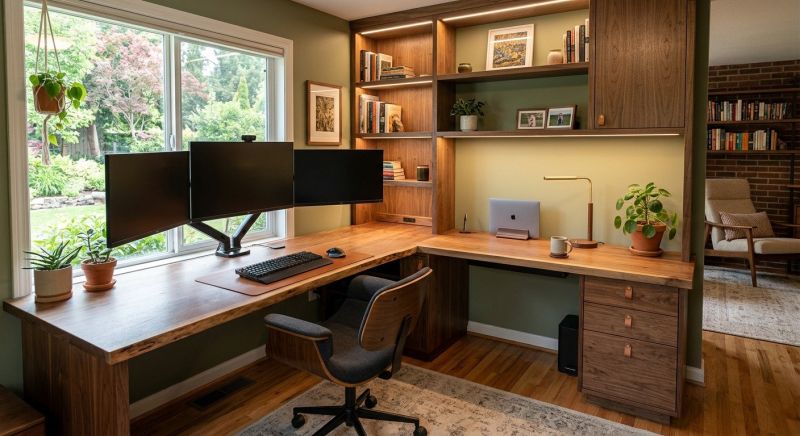 Custom Desk Installation in Raleigh, NC