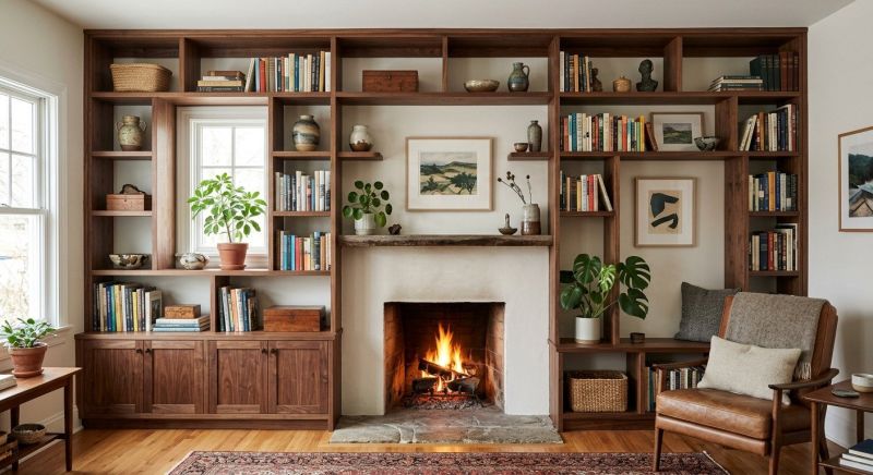 Fireplace Shelves Installation in Frederick, MD