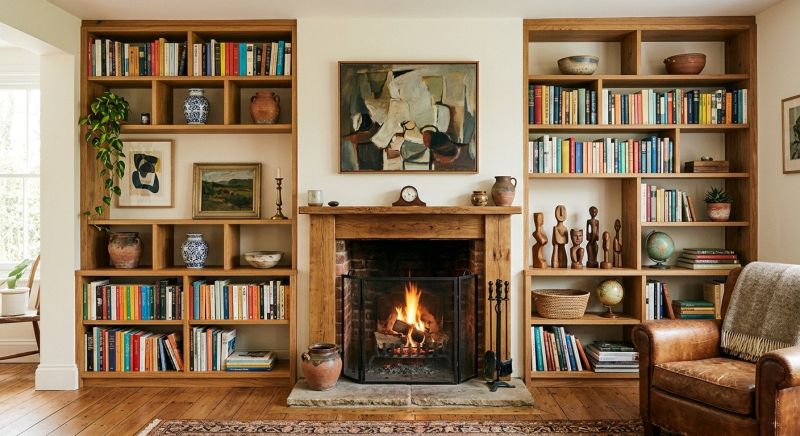 Fireplace Shelves Installation in Alexandria, VA