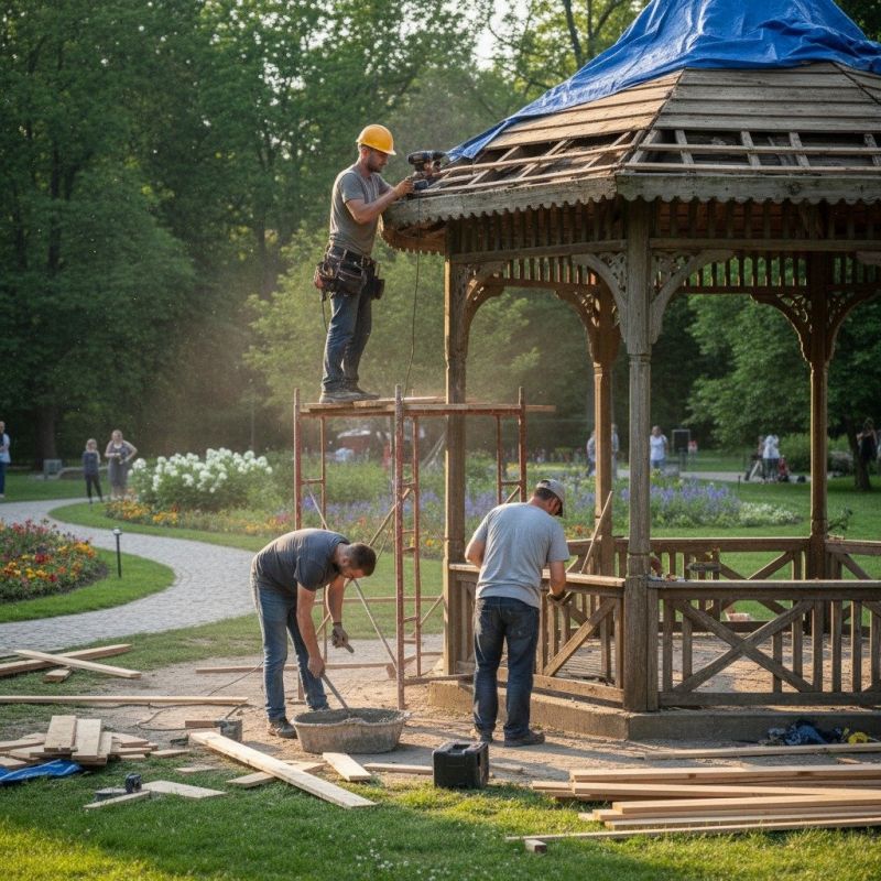 Gazebo Roof Repair in Conroe, TX