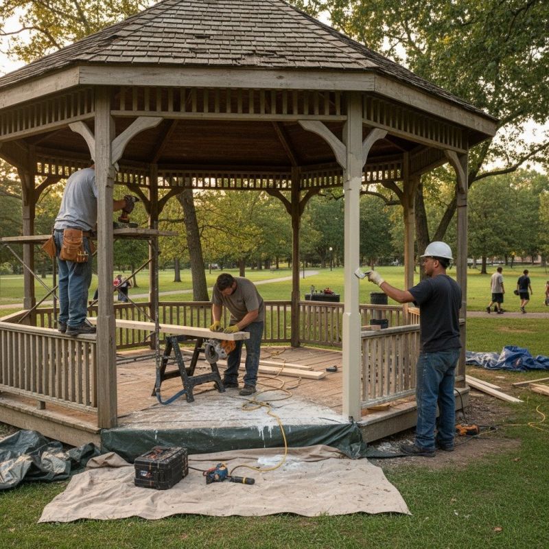 Gazebo Roof Repair in Olathe, KS