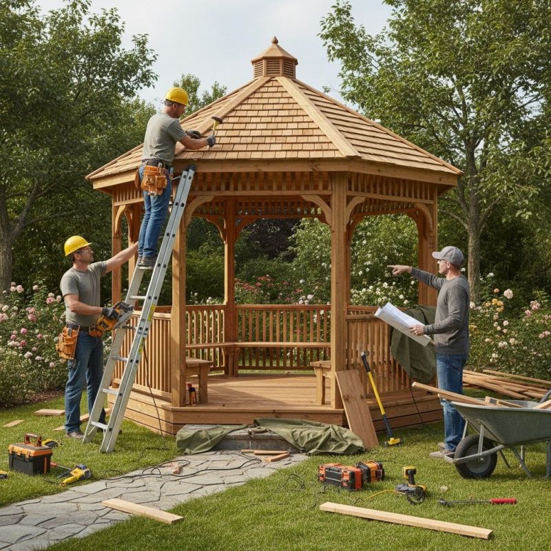 Gazebo Roof Repair in Wilmington, NC
