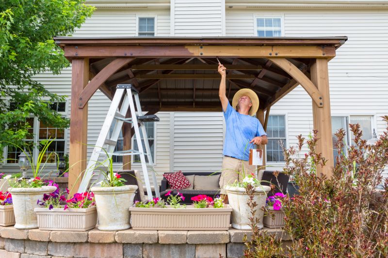 Hot Tub Pergola Installation in Kansas City, KS