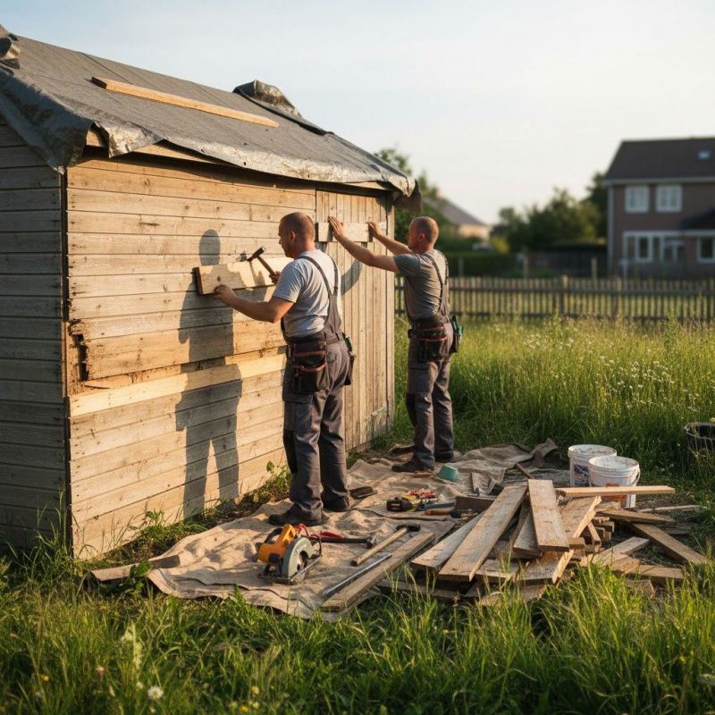 Shed Damage Repair in Alpharetta, GA