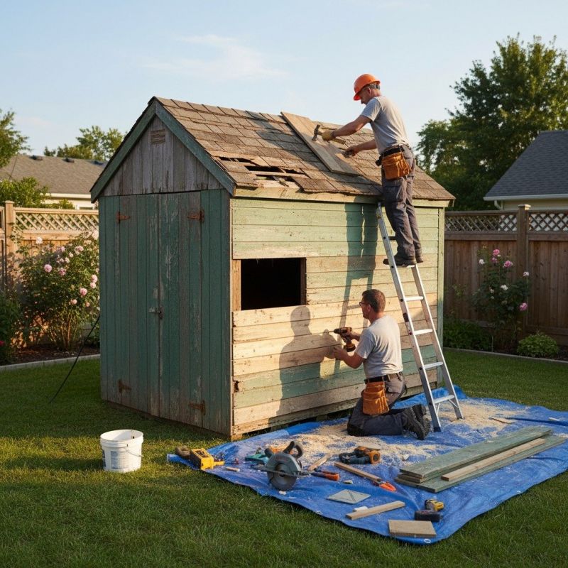 Wooden Carport Repair in Olathe, KS